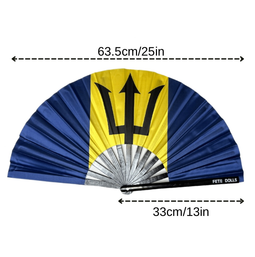 Barbados Flag Fan