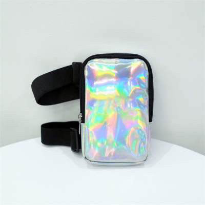 Silver Holographic Thigh Bag