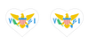 Virgin Island Love: Heart Nipple Pasties