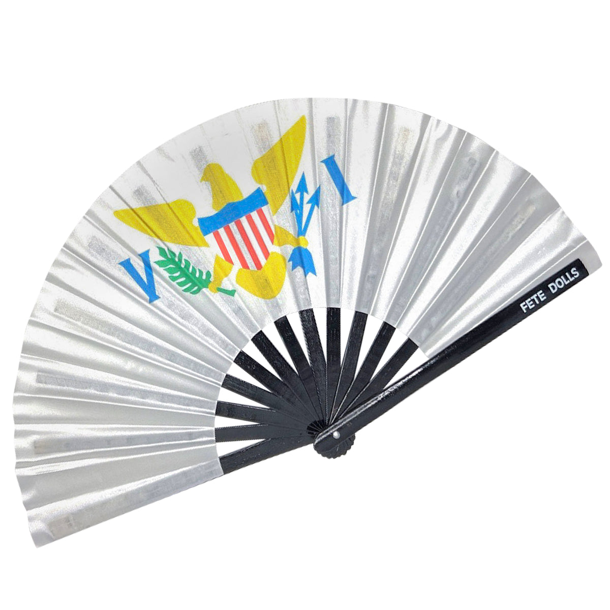 US Virgin Island Flag Hand Fan