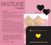 Reusable Pasties: Cross Nipple Covers by Pastease Everyday™ o/s E-CRS-BK.