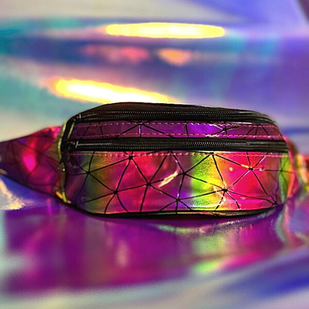 Major Laser - Geometric Holographic Fanny Pack