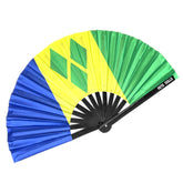 St Vincent  and the Grenadines Flag Fan